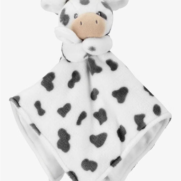 Carter’s Cow Print Baby Security Blanket Baby Toy - Picture 1 of 8
